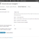 Advanced post navigator plugin settings page 3