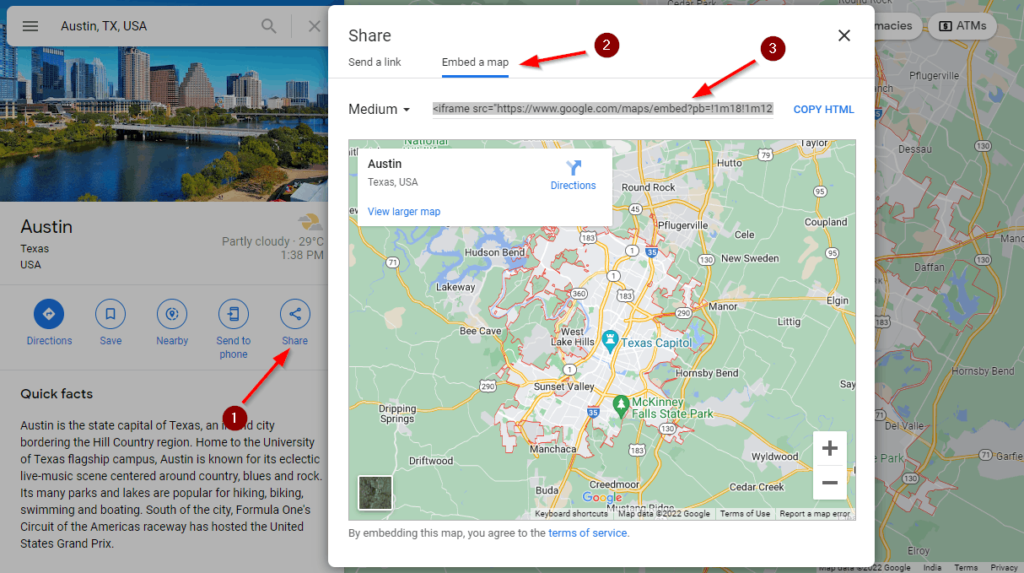 How To Embed Google Maps On Your Website